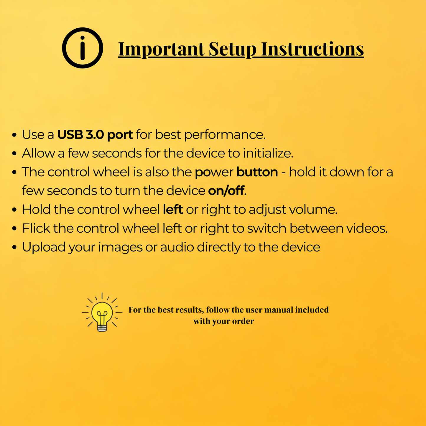 Buyvivi Crystal Video Player Memory Sphere